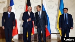 Встреча глав МИД "нормандской четверки" в октябре 2016 года (архивное фото)