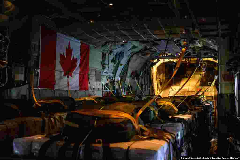 Pomoć za Palestince u kanadskom vojnom avionu, 4. avgusta.