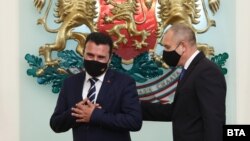 Софија- Македонскиот премиер Зоран Заев и бугарскиот претседател Румен Радев,17.06.2021