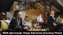 Фотографија од натпреварот за најдобар бизнис план „YES TEAM FOR THE WIN“