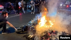 Protest u Teheranu zbog smrti Mahse Amini. 