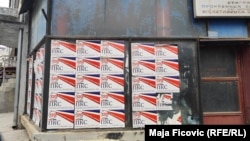 Predizborni plakati Partije kosovskih Srba na severu Kosova, februar 2025.