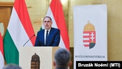 Csizi Péter a Belügyminisztériumban 2024. december 3-án