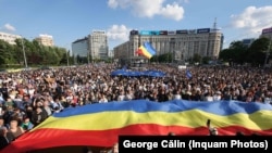  „România în lumină” mitingul inițiat de candidatul independent la președinția României, Nicușor Dan