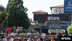 Од последните протести на албанските Невладини Организации во Скопје