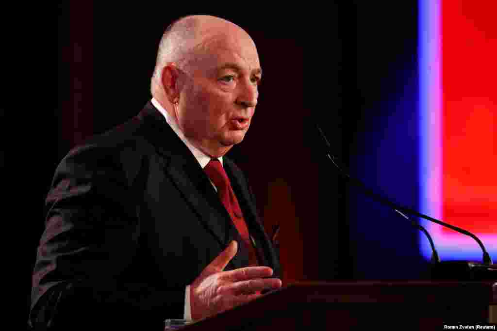 Моше кантор, претседател на Светски форум на Холокаустот,&nbsp; во меморијалниот центар Јад Вашем, 23.01.2020