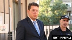 Президентският секретар Пламен Узунов на излизане от Специализираната прокуратура в петък