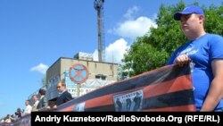 100-метрова георгіївська стрічка, Луганськ, 22 червня 2011 року