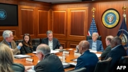 Casa Albă, 13 aprilie 2024 - președintele Biden a avut o intrunire de urgență cu consiliul național de securitate.