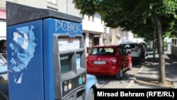 Parkomat u Mostaru van upotrebe