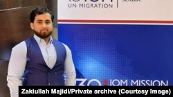 Zakiullah Majidi na konferenciji Međunarodne organizacije za migracije za koju je radio kao prevodilac, Beograd, 2023.