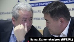 Адахан Мадумаров и Камчыбек Ташиев. Архивное фото. 