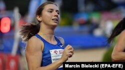 Kriszcina Cimanouszkaja a Wiesław Maniak emlékversenyen Szczecinben 2021. augusztus 15-én