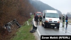 Saobraćajna nesreća kod Modriče, fotoarhiv