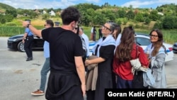 Francesca Albanese u Srebrenici 11. 7. 2025.