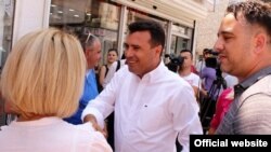 Zaev u Strugi tokom predizborne kampanje na prethodnim lokalnim izborima na kojim je podržao Merka