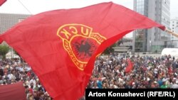 Foto nga arkivi - Protestë e veteranëve të luftës.