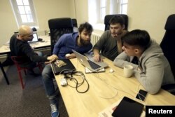 Редакция "Медузы" в Риге, 2015 год