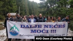 Višednevni protesti građana Žabljaka i ekologa za spas Crnog jezera