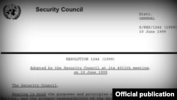 Резолуцијата 1244 со која се прекина војната во Косово