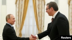 Vladimir Putin i Aleksandar Vučić