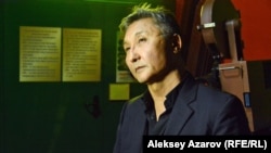 Серик Апрымов после закрытого показа фильма. Алматы, 18 октября 2017 года.