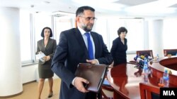 Годишна прес-конференција на Уставниот суд на Република Македонија.the Republic of Macedonia for the work in 2014. The president of the Constitutional Court Elena Gosheva.