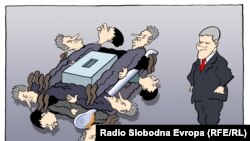 Karikatura Predraga Koraksića Coraxa