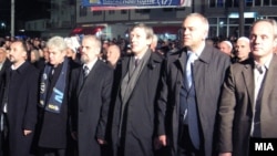 Предизборен митинг на ДУИ во Гостивар.