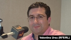 Ghenadie Ivașcenco în studioul Europei Libere