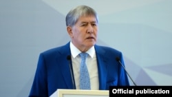 Президент Кыргызстана Алмазбек Атамбаев.