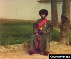 Асфандияр-хан, правитель Хивинского ханства (1910–1918), во время визита в Петербург. Фото Сергея Прокудина-Горского