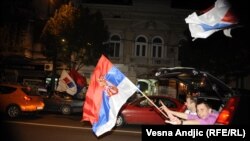 Slavlje u Beogradu zbog pobede Tomislava Nikolića na predsedničkim izborima