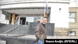 Marko Mišković napušta zgradu suda, 8. mart
