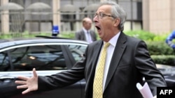 Прем'єр-міністр Люксембургу Жан-Клод Юнкер прибув до Брюсселя, 29 червня 2012 року