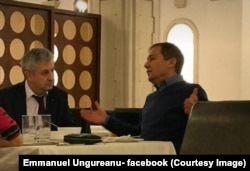 Judecătorul CCR Daniel Morar la masă cu fostul deputat PSD Florin Iordache, autorul controversatei OUG 13.