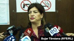 Kryetarja e KQZ-së, Valdete Daka.