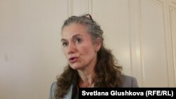 Корнелия Йонкер, глава миссии ОБСЕ по наблюдению за выборами. Астана, 27 апреля 2015 года.