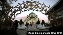 Na Hramu Svetog Save, najvećoj pravoslavnoj crkvi na Balkanu, u toku su radovi na unutrašnjoj dekoraciji