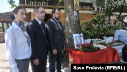 Slavica Jovanović, Goran Danilović i Mladen Milutinović, 27. maj 2016.