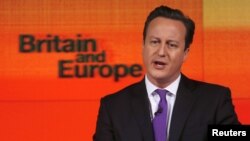Dejvid Kameron drži govor o Britaniji i EU, 23. januar 2013.