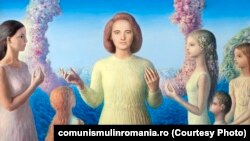 Imaginea Elenei Ceaușescu ca Mamă a Națiunii era cu atenție promovată de întreaga propagandă de partid.