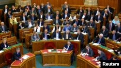 Viktor Orban u mađarskom parlamentu