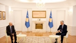 Isa Mustafa i Hašim Tači, konsultacije 1. aprila 2020.