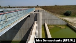 August, 2019: canalul Crimeea de Nord, regiunea Harkov, Ucraina.