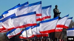 Proruski protesti na Krimu, februar 2015.