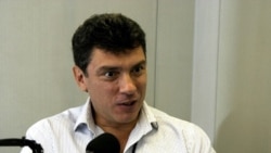 Bivši ruski opozicioni lider Boris Njemcov tokom intervjua za RSE 2007.