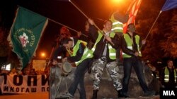 Протести против рестартирањето на Топилницата во Велес.