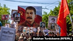 Шествие "Бессмертный полк" в Бишкеке