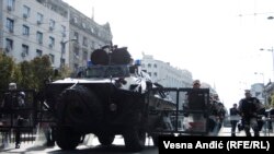 Policija na Terazijama.